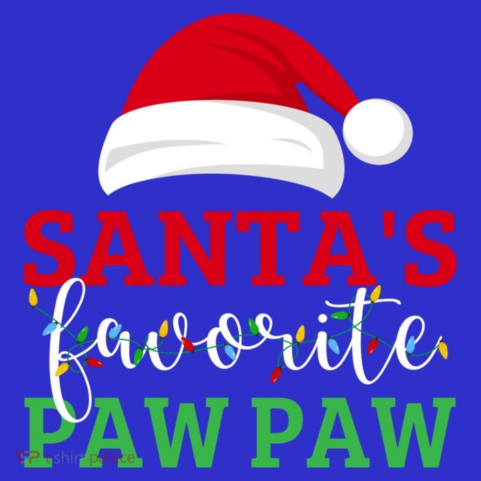 Ugly Christmas Matching Design SantaS Favorite Paw Paw Great Gift Button