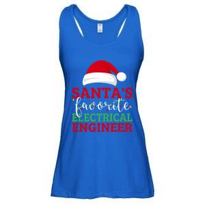 Ugly Christmas Matching SantaS Favorite Electrical Engineer Gift Ladies Essential Flowy Tank