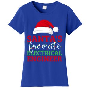 Ugly Christmas Matching SantaS Favorite Electrical Engineer Gift Women's T-Shirt