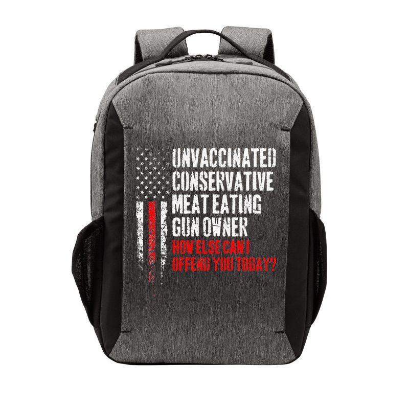 Unvaccinated Conservative Meat Eating Gun Owner Vector Backpack