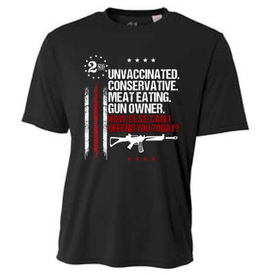 Unvaccinated Conservative Meat Eating Gun Owner Cooling Performance Crew T-Shirt