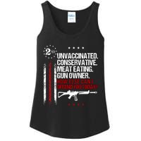 Unvaccinated Conservative Meat Eating Gun Owner Ladies Essential Tank