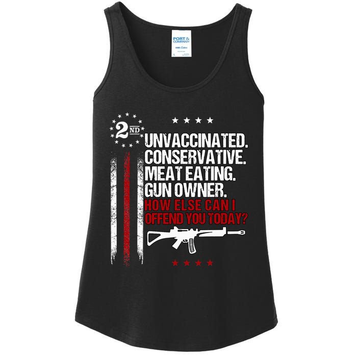 Unvaccinated Conservative Meat Eating Gun Owner Ladies Essential Tank