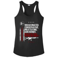 Unvaccinated Conservative Meat Eating Gun Owner Ladies PosiCharge Competitor Racerback Tank