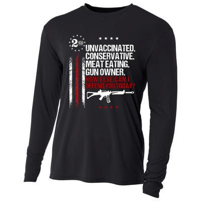 Unvaccinated Conservative Meat Eating Gun Owner Cooling Performance Long Sleeve Crew