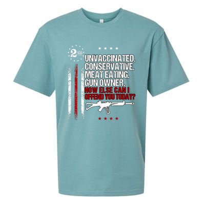 Unvaccinated Conservative Meat Eating Gun Owner Sueded Cloud Jersey T-Shirt