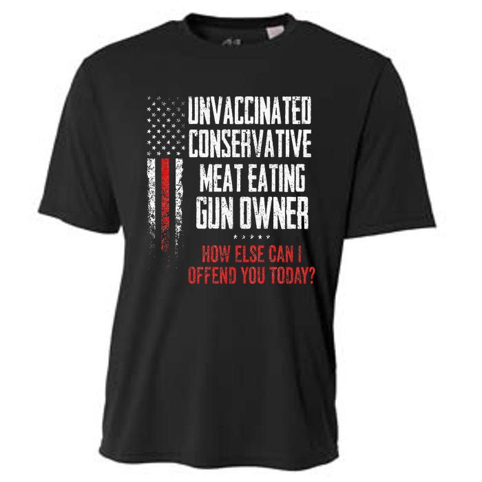 Unvaccinated Conservative Meat Eating Gun Owner Cooling Performance Crew T-Shirt