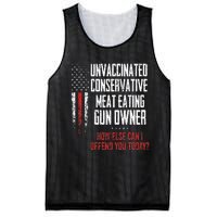 Unvaccinated Conservative Meat Eating Gun Owner Mesh Reversible Basketball Jersey Tank