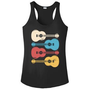 Ukelele Colorful Music Ladies PosiCharge Competitor Racerback Tank