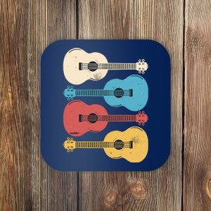 Ukelele Colorful Music Coaster