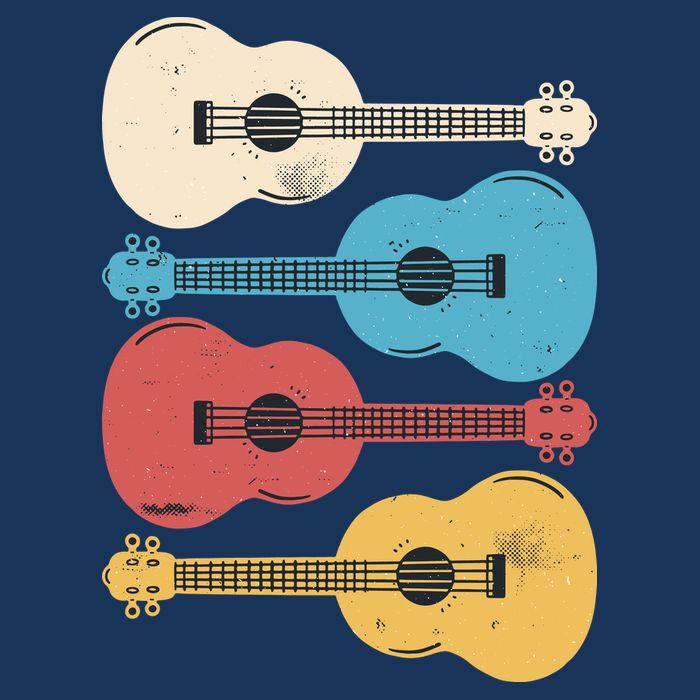 Ukelele Colorful Music 16 in Basic Backpack