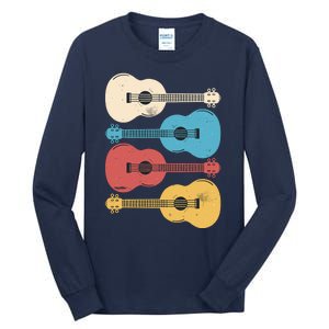 Ukelele Colorful Music Tall Long Sleeve T-Shirt