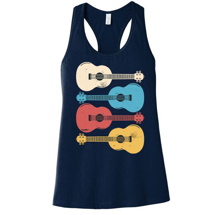 Ukelele Colorful Music Women's Racerback Tank