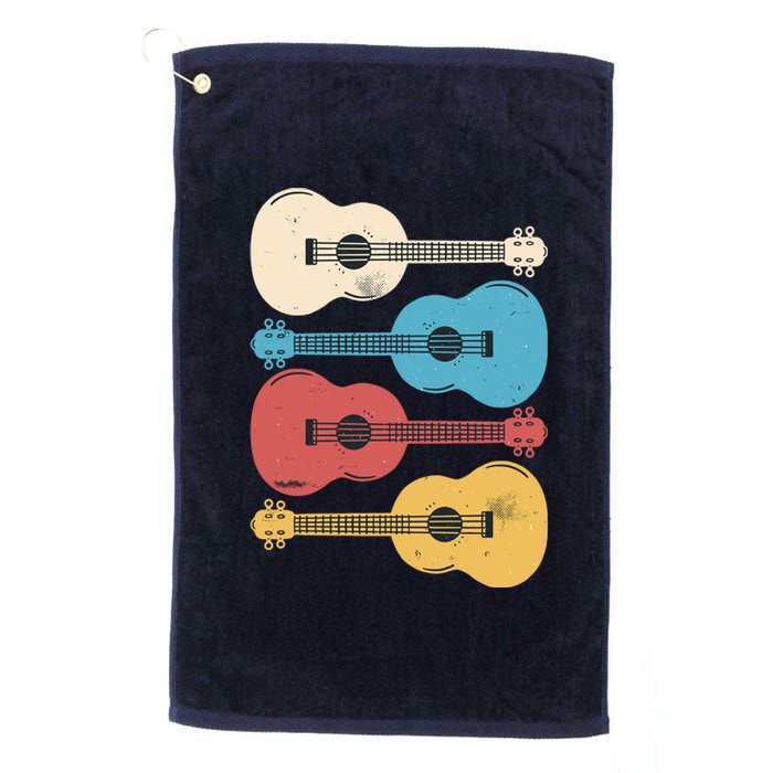 Ukelele Colorful Music Platinum Collection Golf Towel