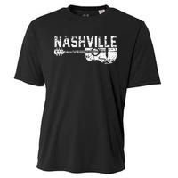 Unique Country Music Lovers Nashville Musician Guitar Cool Cooling Performance Crew T-Shirt