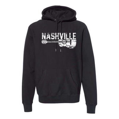 Unique Country Music Lovers Nashville Musician Guitar Cool Premium Hoodie