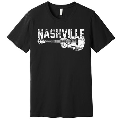 Unique Country Music Lovers Nashville Musician Guitar Cool Premium T-Shirt