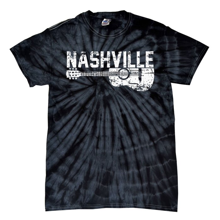 Unique Country Music Lovers Nashville Musician Guitar Cool Tie-Dye T-Shirt