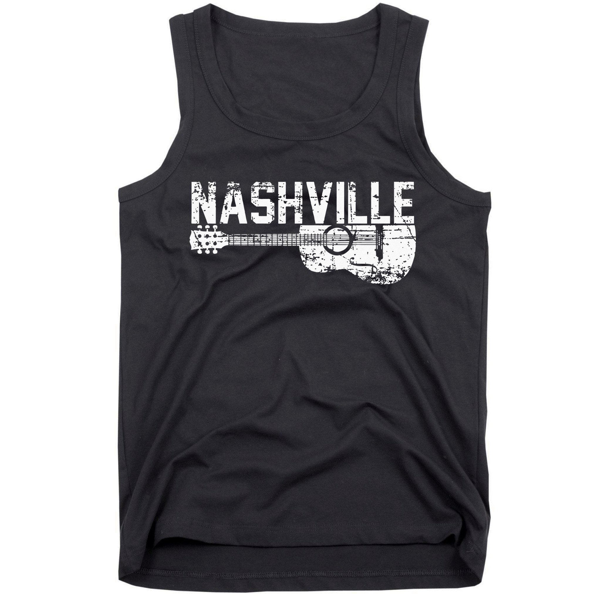 Unique Country Music Lovers Nashville Musician Guitar Cool Tank Top