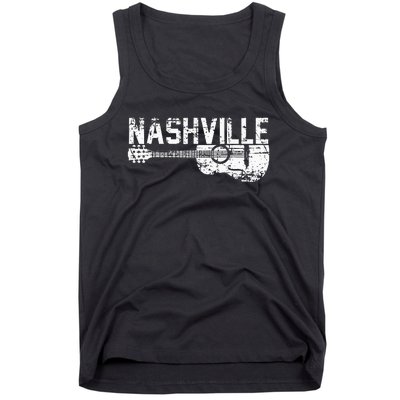 Unique Country Music Lovers Nashville Musician Guitar Cool Tank Top