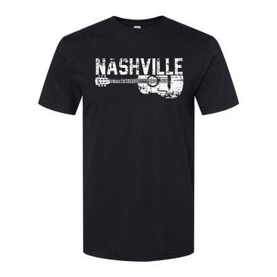 Unique Country Music Lovers Nashville Musician Guitar Cool Softstyle CVC T-Shirt