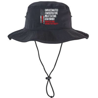 Unvaccinated Conservative Meat Eating Gun Owner How Else Cani Offend You Today Bucket Hat