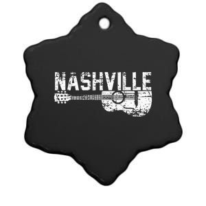 Unique Country Music Lovers Nashville Musician Guitar Cool Ceramic Star Ornament