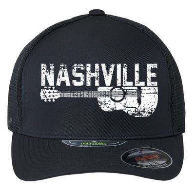 Unique Country Music Lovers Nashville Flexfit Unipanel Trucker Cap