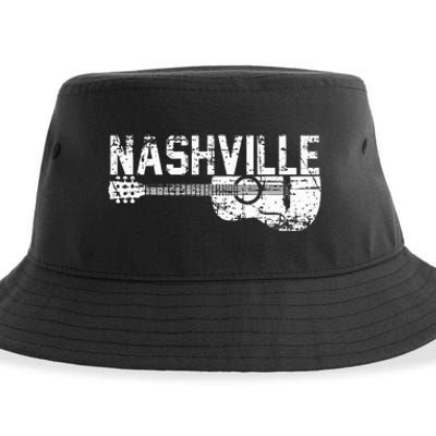 Unique Country Music Lovers Nashville Sustainable Bucket Hat