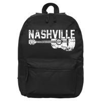 Unique Country Music Lovers Nashville 16 in Basic Backpack