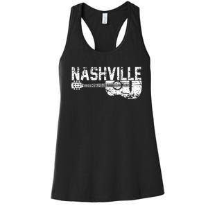 Unique Country Music Lovers Nashville Women's Racerback Tank