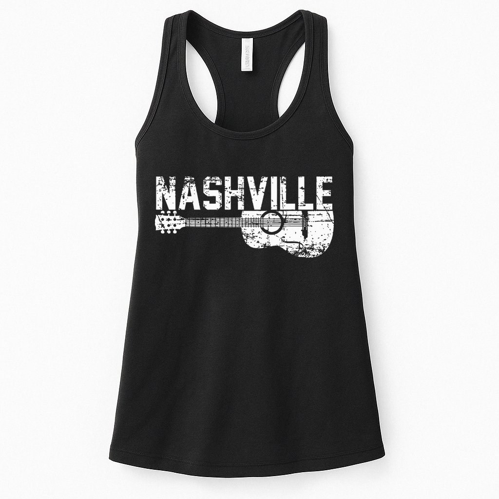 Unique Country Music Lovers Nashville Womens Tank Top