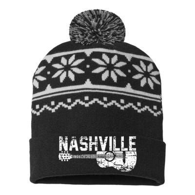 Unique Country Music Lovers Nashville USA-Made Snowflake Beanie