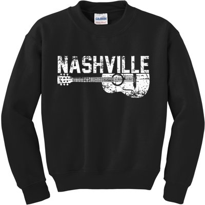 Unique Country Music Lovers Nashville Kids Sweatshirt