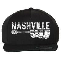 Unique Country Music Lovers Nashville Wool Snapback Cap