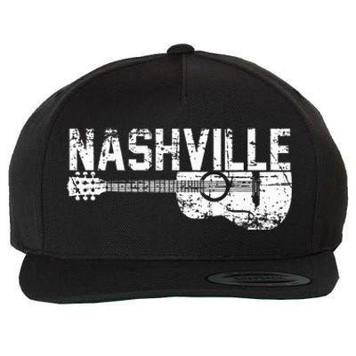 Unique Country Music Lovers Nashville Wool Snapback Cap