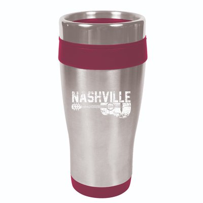 Unique Country Music Lovers Nashville 16oz Travel Tumbler