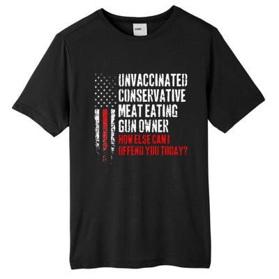 Unvaccinated Conservative Meat Eating Gun Owner Tall Fusion ChromaSoft Performance T-Shirt