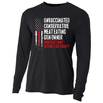 Unvaccinated Conservative Meat Eating Gun Owner Cooling Performance Long Sleeve Crew