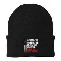 Unvaccinated Conservative Meat How Else Can I Offend You Today Beanie