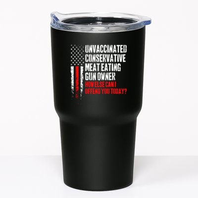Unvaccinated Conservative Meat How Else Can I Offend You Today Tumbler