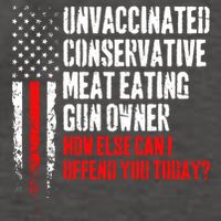 Unvaccinated Conservative Meat How Else Can I Offend You Today Vector Backpack