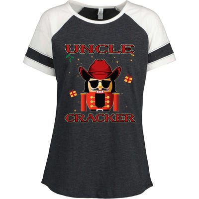 Uncle Cracker Nutcracker Cowboy Country Music Enza Ladies Jersey Colorblock Tee