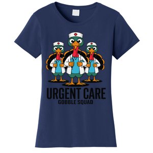 Urgent Care Nurse Gobble Squad Thanksgiving Doctor Women's T-Shirt