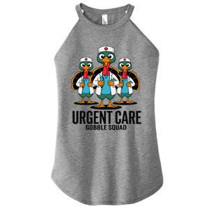 Urgent Care Nurse Gobble Squad Thanksgiving Doctor Women's Perfect Tri Rocker Tank