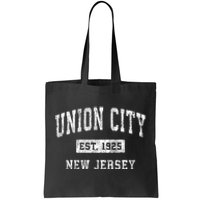 Union City New Jersey Nj Vintage Established Sports Design Tote Bag