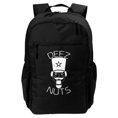 Ugly Christmas Nutcracker Deez Nuts Xmas Daily Commute Backpack