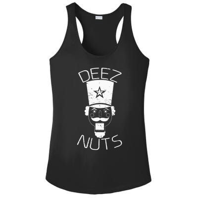 Ugly Christmas Nutcracker Deez Nuts Xmas Ladies PosiCharge Competitor Racerback Tank