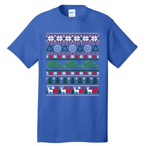 Ugly Christmas Ornat Trash Garbage Truck Gift Tall T-Shirt