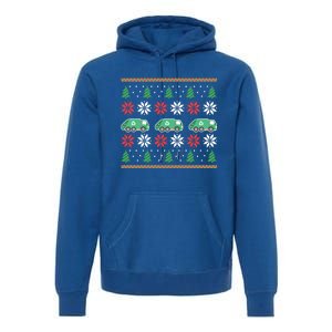 Ugly Christmas Ornat Trash Garbage Truck Gift Premium Hoodie